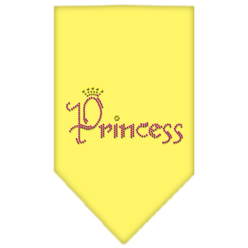 Princess Rhinestone Bandana Yellow Small